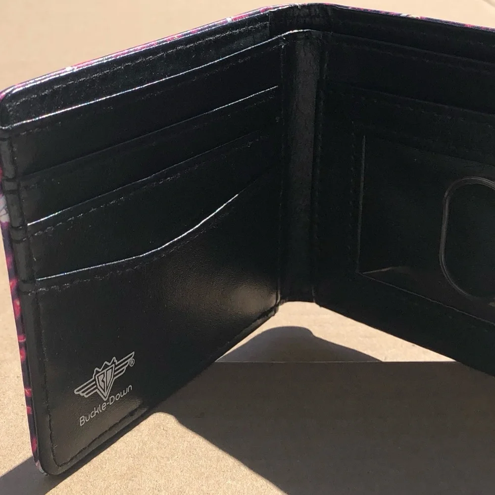 NIB Buckle-Down Men's Bi-fold Wallet - Fun Rick & Morty Design